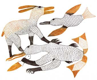 Bird with Spirits