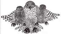 Mother Owl and Babies