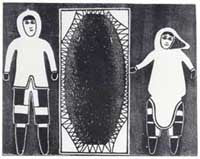 Drying Sealskin