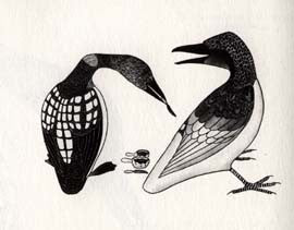 The Loon Paints the Raven