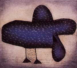 Bird in Blue