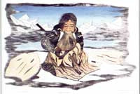 Fleshing Sealskin