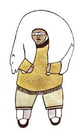 Man Carrying a Bear