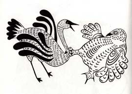 Owl and Crane
