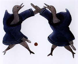 Playful Birds